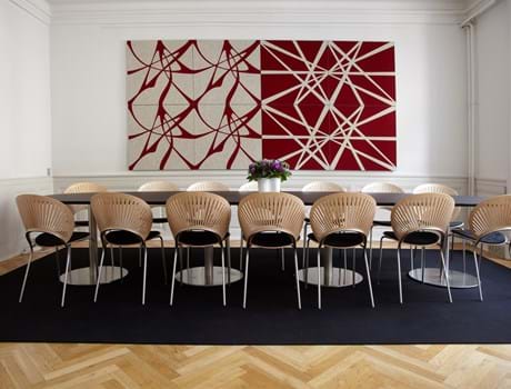 akustik moduler Twister i filt ophæng på væg